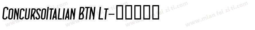 ConcursoItalian BTN Lt字体转换